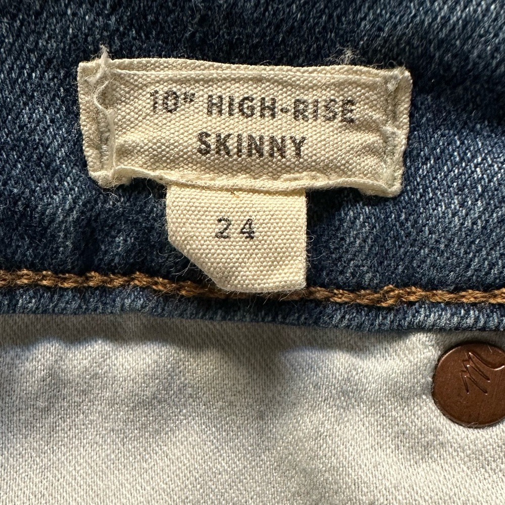 Madewell 10” High-Rise Skinny Jeans - Picture 7 of 9